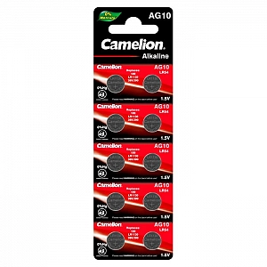 Батарейка Camelion 12818 AG10-BP10 Mercury Free без ртути 10 шт