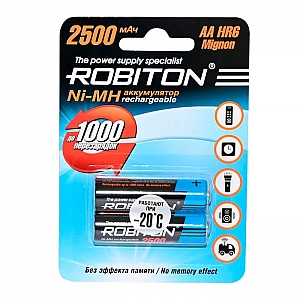 Аккумулятор Robiton 2500MHAA 2 шт