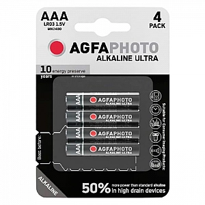 Батарейка AgfaPhoto Alkaline LR03 AAA 4 шт