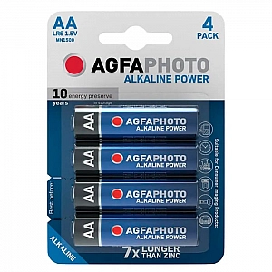 Батарейка AgfaPhoto Mignon Alkaline LR6 AA 4 шт