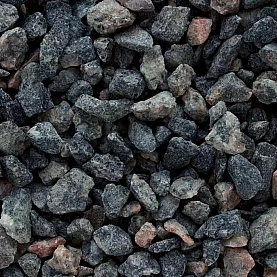 Щебень декоративный гранитный 5-10 мм РуБелЭко ЩГ 5-10 серо-розовый 20 кг