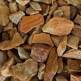 Щебень декоративный 10-20 мм РуБелЭко ЩКНзлат Златолит желтый 20 кг