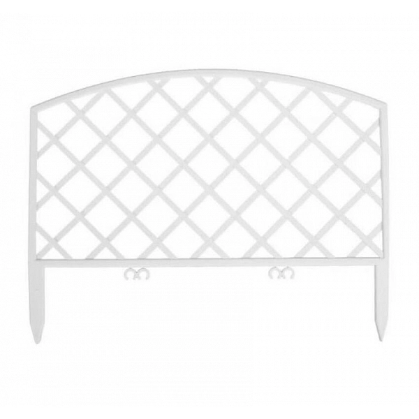 Забор декоративный Gardenplast Romanika №1 50010 2.95 м белый