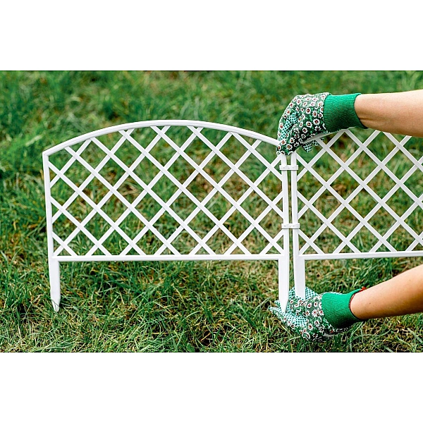 Забор декоративный Gardenplast Romanika №1 50010 2.95 м белый