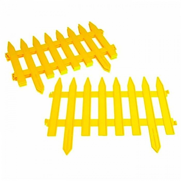 Забор декоративный Gardenplast Gotika №3 50212 3.10 м желтый 7 шт