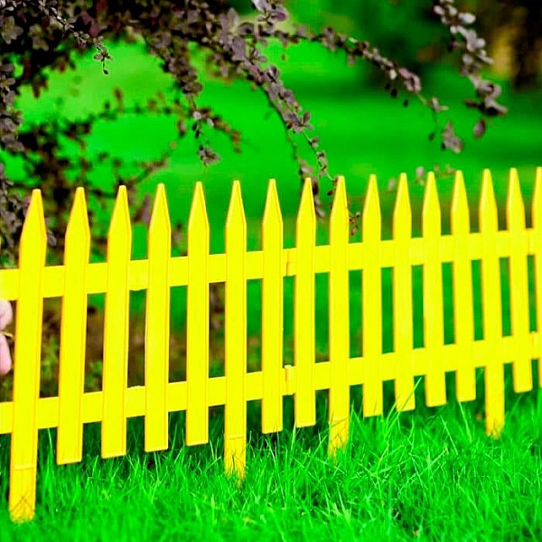 Забор декоративный Gardenplast Gotika №3 50212 3.10 м желтый 7 шт
