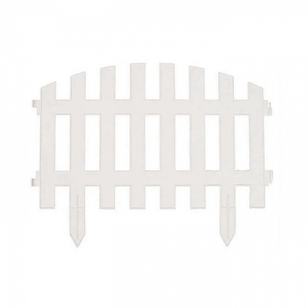Забор декоративный Gardenplast Renessans №2 50011 3.1*0.35 м белый