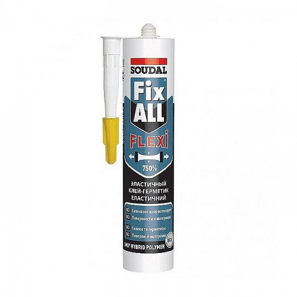 Клей-герметик Soudal Fix All Flexi гибридный 290 мл белый