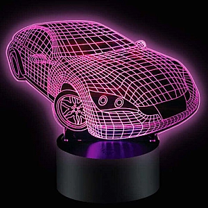Ночник Camelion NL-403 Машинка LED 3Вт RGB USB 3АА (в комплект не входят). Изображение - 2