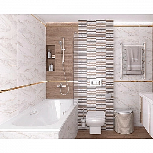 Плитка Laparet Milos 60141 200*600 мм белый. Изображение - 4