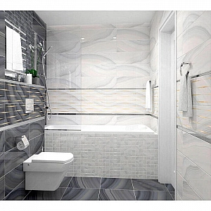 Декор Laparet Agat Lines VTA4060080 200*600 мм светлый. Изображение - 2