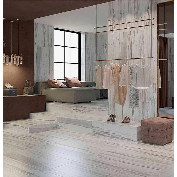 Керамогранит Axima Calgary 1200*600 мм белый