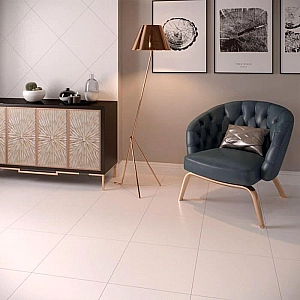 Керамогранит Gracia Ceramica Monocolor RAL9016 PG 01 600*600 мм white. Изображение - 1