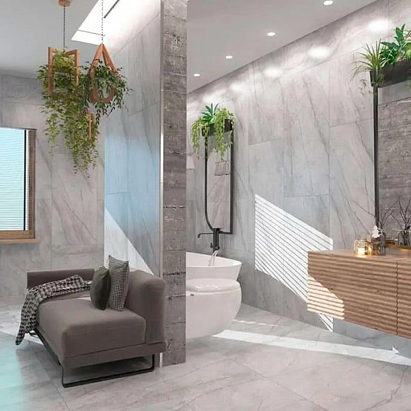 Керамогранит Kerlife Lazio 600*1200 мм grey