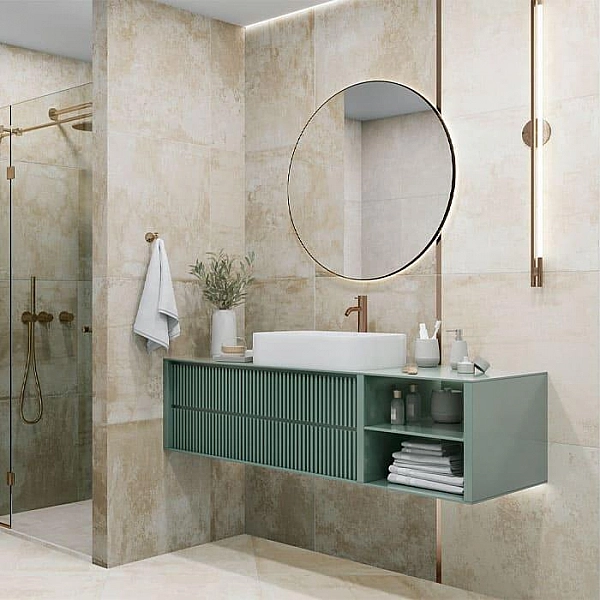 Керамогранит Alma Ceramica Cemento GFA57CMT04R 570*570 мм бежевый