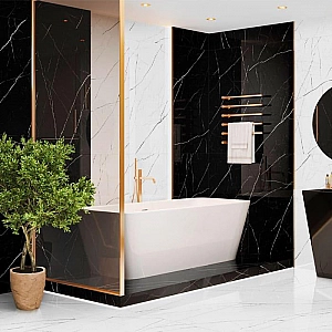 Керамогранит LCM Twinstone Black 60120TWN99HG 600*1200 мм. Изображение - 2