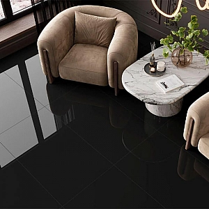 Керамогранит LCM Domines Black 60120DMS99HG 600*1200 мм. Изображение - 1