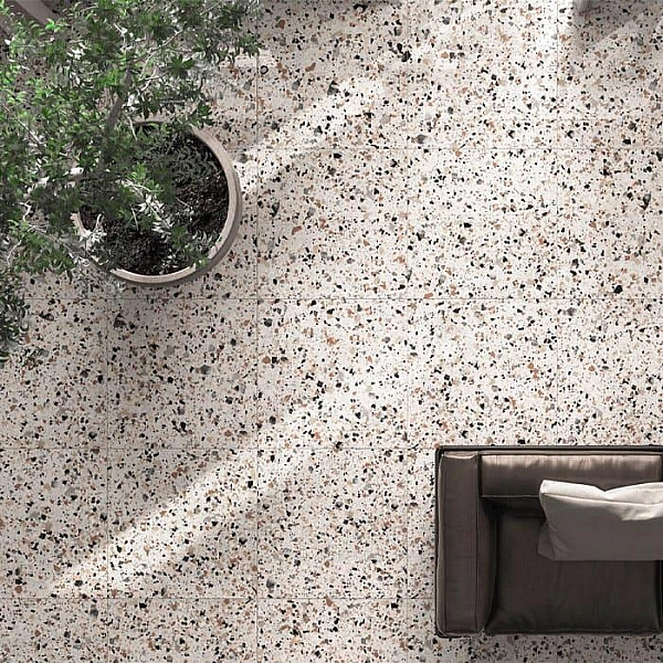 Керамогранит Progres Evia Terrazzo NR0373 600*600 мм серый