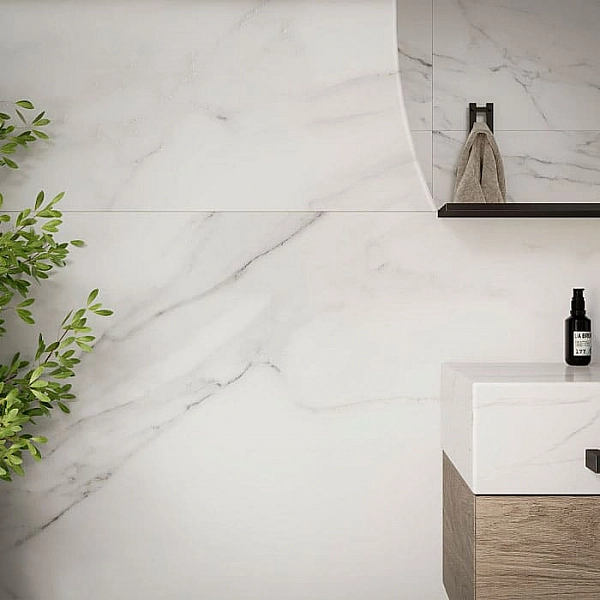 Керамогранит Gracia Ceramica Marmara PG 01 1200*600 мм white