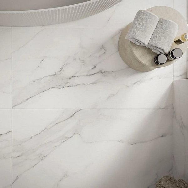 Керамогранит Gracia Ceramica Marmara PG 01 1200*600 мм white