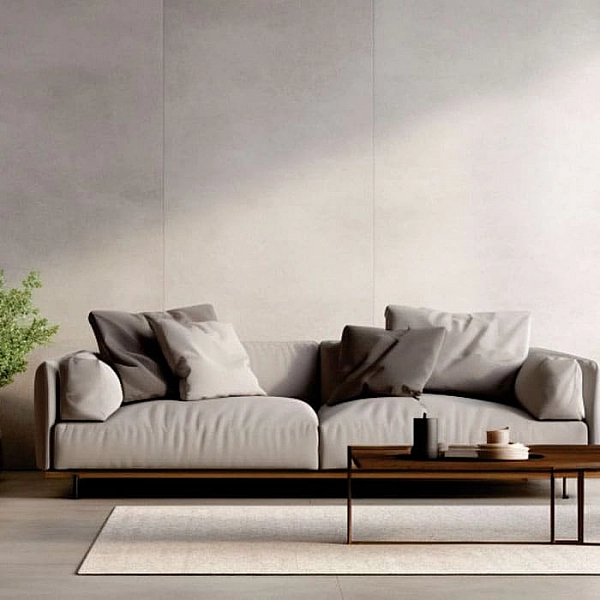 Керамогранит Zerde Tile Loft 1200*600 мм light grey mat