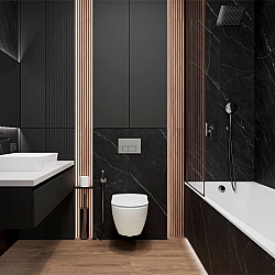 Керамогранит Laparet Opera Nero LP6012G0201R 600*119.5 мм черный. Изображение - 4