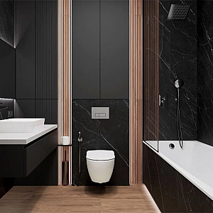 Керамогранит Laparet Opera Nero LP6012G0201R 600*119.5 мм черный. Изображение - 4