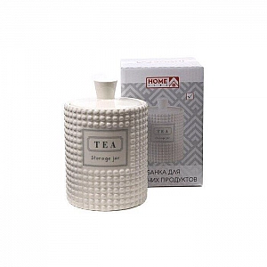 Банка для сыпучих продуктов Home Line Tea HC1910060-6.25T код 221158 керамическая 650 мл
