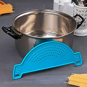Дуршлаг на кастрюлю Berossi ИК 09647000 голубая лагуна. Изображение - 2