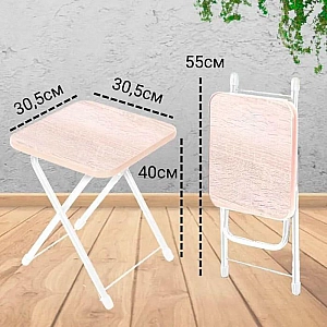 Табурет складной Nika Туристический ТС дуб сонома. Изображение - 2