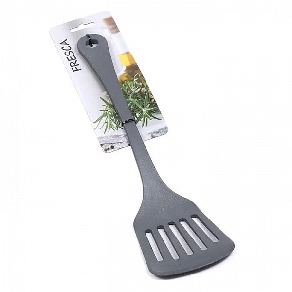 Лопатка кухонная Fresca 686930 код 210428 пластмассовая с прорезями термостойкая 31 см