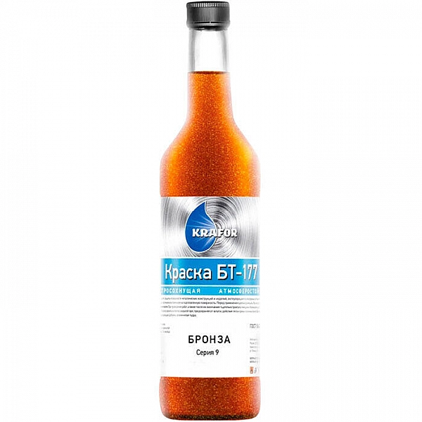 Краска Krafor БТ-177 бронзовая 0.5 л