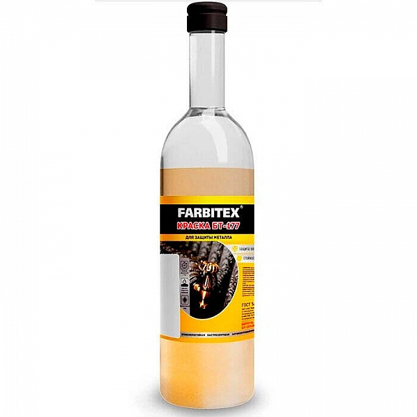 Краска Farbitex БТ-177 золото 0.5 л