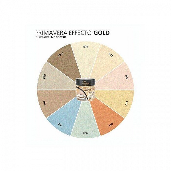 Декоративный состав MAV Primavera Effecto Gold EG1 2.5 л