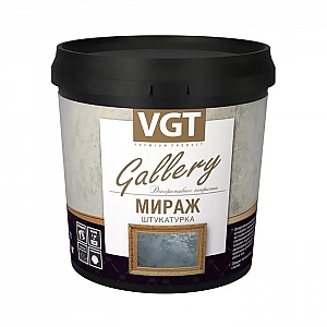 Штукатурка декоративная VGT Мираж серебристо-белая 1 кг