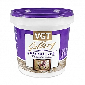 Штукатурка фактурная VGT Морской бриз база серебристо-белая 1 кг