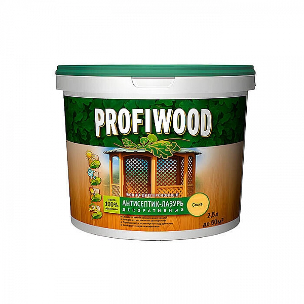 Антисептик-лазурь Profiwood 2.5 л сосна