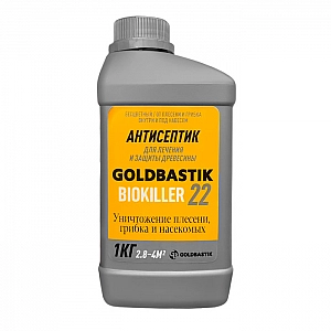 Антисептик Goldbastik Биокиллер BB 22 против жуков 1 кг