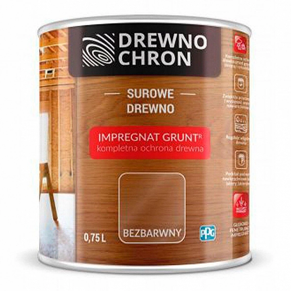 Грунтовка Drewnochron Impregnat Grunt бесцветная 0.75 л