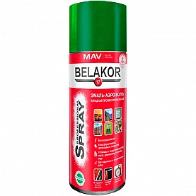 Эмаль-аэрозоль MAV Belakor 17 алкидная RAL 6029 мятно-зеленая глянцевая 520 мл
