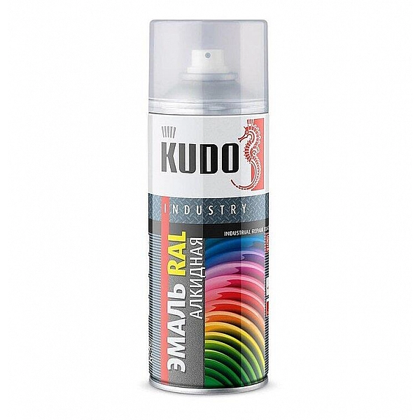 Эмаль универсальная Kudo KU-06005 RAL 6005 зеленый мох 520 мл
