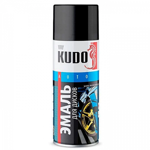Эмаль для дисков Kudo KU-5203 черная 520 мл