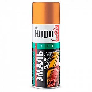 Эмаль Kudo KU-1032 RF универсальная металлик 520 мл медное золото
