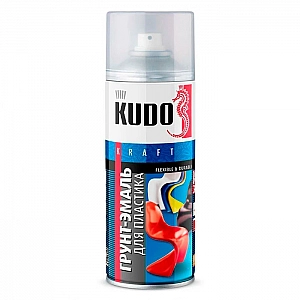 Грунт-эмаль Kudo KU-6001 RAL 7031 для пластика 520 мл серая