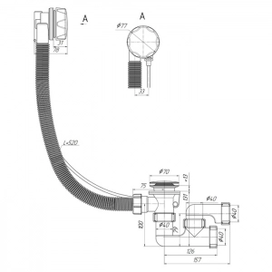 Сифон Cersanit Smart 64285. Изображение - 2