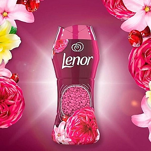 Гранулы Lenor Ruby Gelsomino Scarlato парфюм для белья 210 г. Изображение - 2