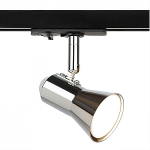 Светильник ЭРА TR37-GU10 CH MR16 трековый однофазный хром