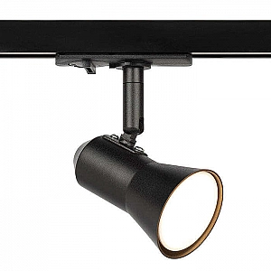 Светильник ЭРА TR37-GU10 BK MR16 трековый однофазный черный