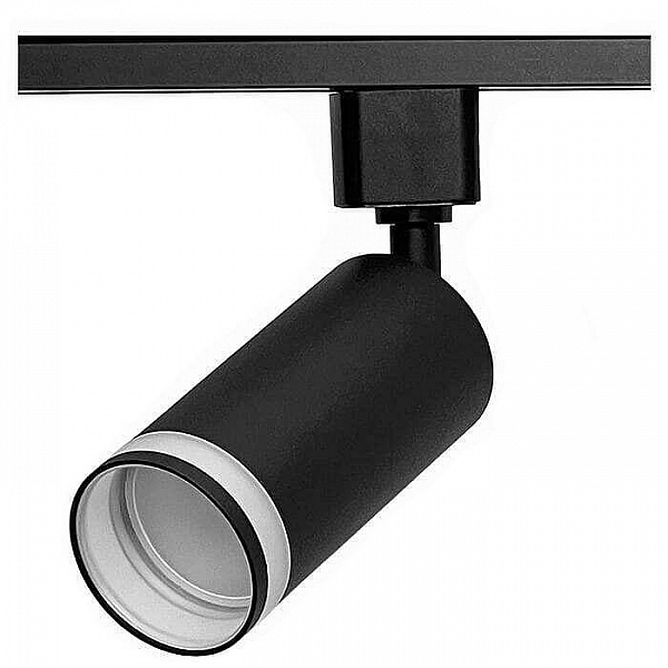 Светильник Truenergy Track 21107 под лампу GU10 алюминий трековый однофазный черный