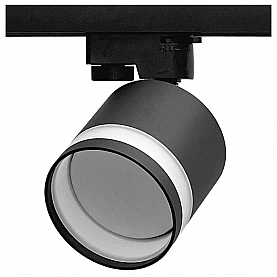 Светильник Truenergy Track 21120 под лампу GX53 алюминий трековый однофазный черный